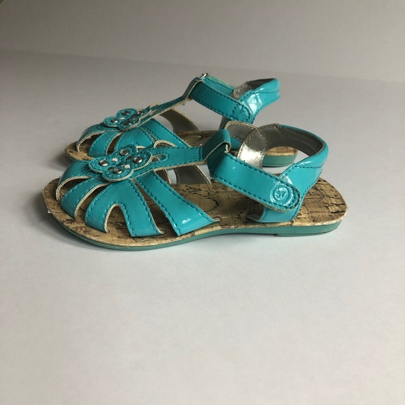 Stride Rite Marina Turquoise Summer Sandals - Picture 5 of 8